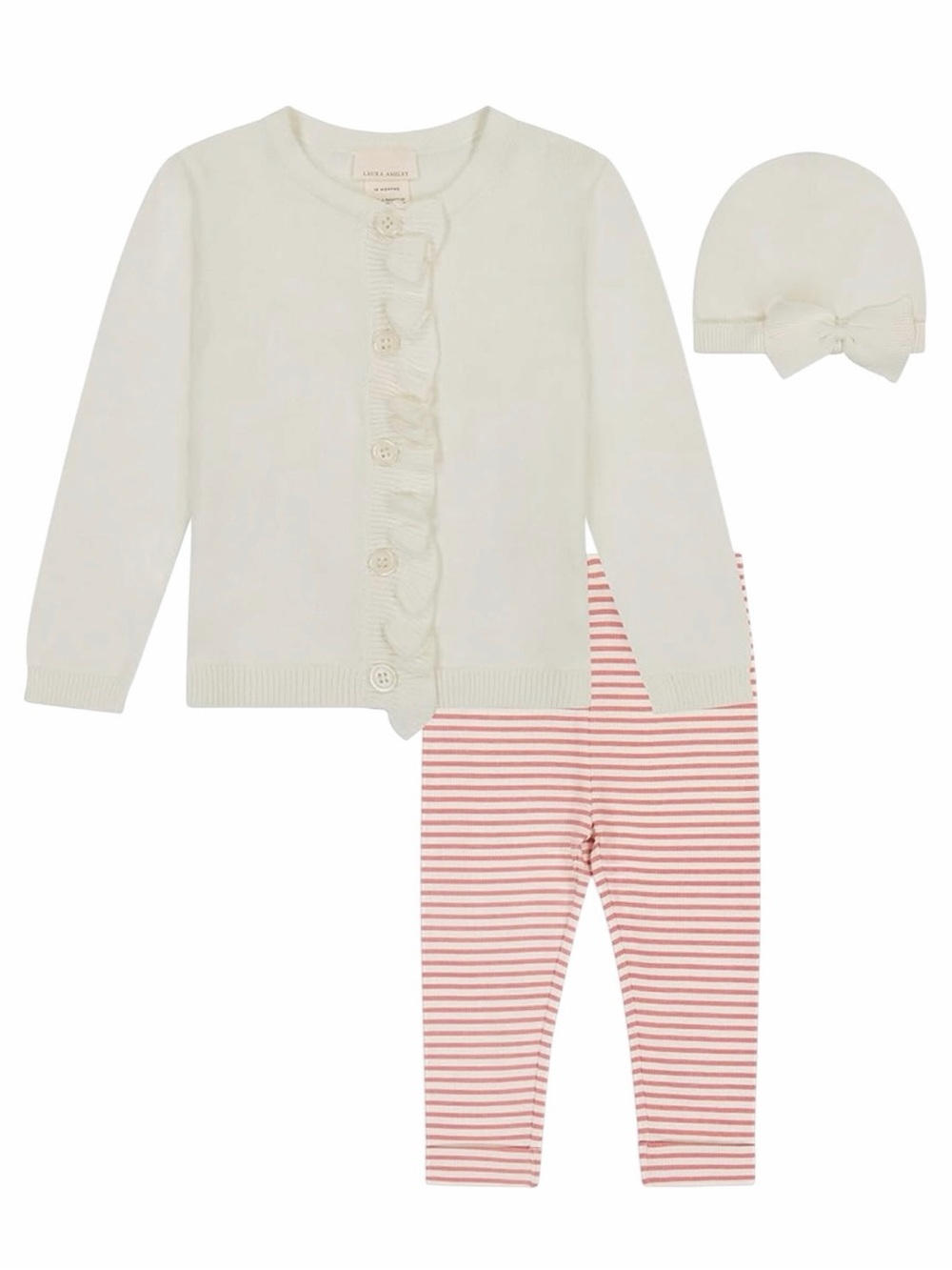 Laura Ashley 3-Piece Infant Clothes Set Size 3-6 Months